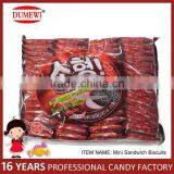 Mini Black Chocolate Sandwich Cookies Center Filled Biscuits thumbnail-1