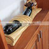 Double Bamboo Handmade Wine Cup Holder/wine Racks thumbnail-2