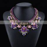 Fashion Women Rhinestone Gems Pendant Choker Necklaces thumbnail-2