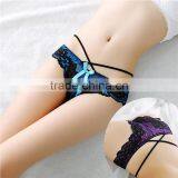 Stock Underwear Women Sey Lace Briefs Thongs Bragas Low Waist Women Panties Fashion Bandage Hollow Out Lace Sey Women Underwear thumbnail-1