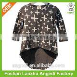 95% Cotton and 5% Spandex Custom Printed Fashionable Baby Shirt thumbnail-1