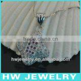 HWPE14444 Letter E Silver Jewelry Pendant thumbnail-1
