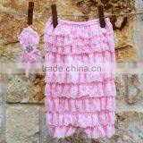 Baby Clothes Kids Fashion Girls Lace Petti Rompers for Girls Outfit thumbnail-4