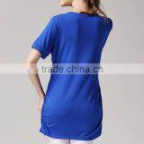 Leisure Outdooor Maternity Clothing Mode Style Breastfeeding Clothes Loose and Comfortable Pregnant Mother T-shirts thumbnail-3