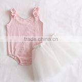 Vintage Plain Newborn Baby Romper Infant Cotton Bodysuit Press Studs Design Picture thumbnail-5