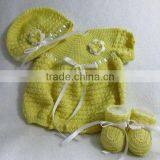 Handmade Crochet Baby Dress thumbnail-5