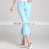 Zm40637b Wholesale Women Clothing Slimming Trousers Female Casual Lace Ninth Pants thumbnail-2