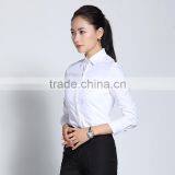 2017 Juqian New Design Spring Women Clothing Office Wear White Cotton Blouse thumbnail-2