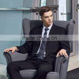 China Polyester Viscose Cheap Office Formal Black Coat Pant Men Suits thumbnail-4
