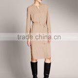 Spotted Shirt Dress With Belt thumbnail-1