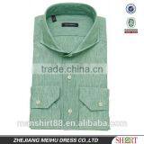 2016 Corduroy Shirt Men Shirt Big-cut-away Collar Men Shirt thumbnail-1