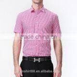2017 New Fashion Short Sleeve Gingham/ Check Men's Fancy Casual Shirt thumbnail-1