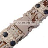 Canvas Belt Waistband Khaki Camouflage Carved thumbnail-2