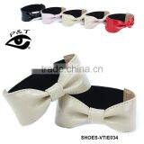 5 Colors Patent Leather Bowknot Shoe Lace For Shoe Decorations thumbnail-2