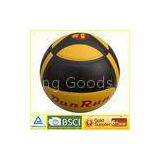 Colorful Size 7 Laminated PU Basketball Eco Friendly 17 Panels Basket Ball