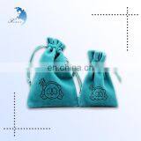 Exquisite Customized Printing Personale Logo Velvet Pouch Bags for Jewelry thumbnail-3