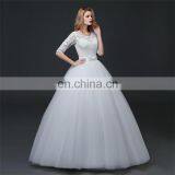 HS1633 2017 Sweetheart Embroidered Luxury Long Sleeve Bridal Gown Chic Wedding Dresses thumbnail-3