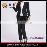 Wholesale OEM China Supplier Latest Design Black Formal Ladies Suits thumbnail-1