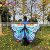 Latest Design Butterfly Wings Fairy Printed Chiffon Shawl Scarf thumbnail-4