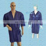 Nonwoven Disposable Kimono for SPA/PP Kimono Robe with short sleeve