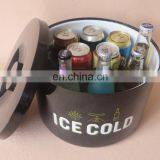 Custom Black Color pp Round Ice Bucket With Cover for Bar Using thumbnail-6