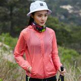 Woman Sunproof Chinlon Skin Clothes With Hood thumbnail-4