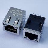 INGKE YKJU-8329NL Direct Substitute 2250030-1 Through Hole 1 Port 10/100 Base-TX RJ45 Magnetic Modular Jacks thumbnail-1