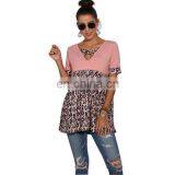 2020 New Spring and Summer Leopard Print Short-sleeved Dress European and American Women's T-shirt Explosion Direct Sales thumbnail-1