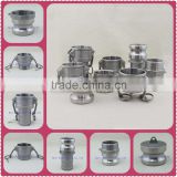 Stainless steel quick camlock coupling female / male quick coupler, camlock A/B/C/D/E/F/DC/DP Manufacturer in China