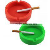 Cheap Soft Eco Friendly Pocket Round Shatterproof Cigar Rubber Silicone Ashtray thumbnail-1