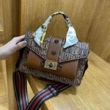 Leather Shoulder Bags Silk Women Handbags Famous Brands Bling Handbags for Women thumbnail-5
