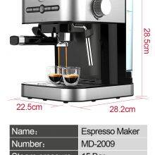 15bar Extraction Espresso Machine Household Coffee Machine Steam Milk Brewing Semi-automatic Coffee Machine thumbnail-3