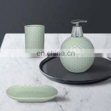 Whole Housewares набор из 4 предметов изящных в парижском стиле керамических ванных принадлежностей, мыльница thumbnail-5