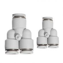 PY Series 3 Way Plastic Pneumatic Hose Air Tube Compact One Touch Fittings thumbnail-2