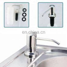New Liquid Bathing Fancy Stainless Steel Hand Soap Gel Pump Soap Dispenser Bottle For Hotel Bathroom Wholesale From China thumbnail-4
