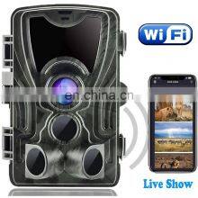 Live Show WiFi-801Pro Wildlife Trail Cam Wireless APP Surveillance Scouting Photo Traps 4k Wifi Trail Camera Hunting thumbnail-2