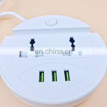 High Quality Portable Power Outlet Power Extension Board Electrical Multi Plug USB Extension Socket thumbnail-3