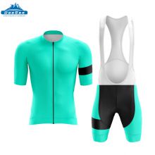 Cycling Team sling Short-sleeved Men And Women Cycling sublimation  Jersey Suit Summer Road Cycling Wear