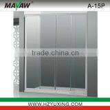 Aluminum Tempered glass Bath Screen shower room