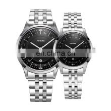 SINOBI Women Men Luxury Custom Logo Watch Couple Quartz Cheap Prices Low Clock For Lovers Handwatch S9842G/L  Mens Watch Sets
