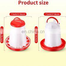 Hanging Poultry Feeder Plastic Poultry Fountain Chicken Drinker Waterer Kit Set thumbnail-2