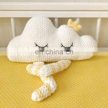 Hot Selling Crochet Pillow Cloud and Moon For Kid Room Crochet Pattern Moon Wholesale in Vietnam thumbnail-5