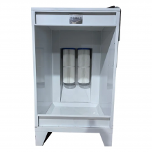 Environmental Protection Powder Recycling Secondary Filtration Professional Manual Powder Electrostatic Spraying Booth thumbnail-1