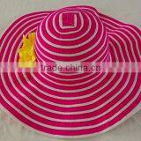 Fashion Straw Ladies Floppy Summer Dress Hat for Wedding Beautiful