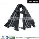 Hot Selling100% Acrylic Knitted Scarf In Striped Pattern For Men thumbnail-1