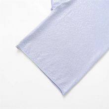 Spring New Style Knitted Sweater in European Style, Round Neck, Pure Color, Loose Fit, Long-sleeved, Women's Style Short-sleeved Shirt thumbnail-4