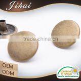 China Button Factory Metal Clothing Bag Bottom Press Stud