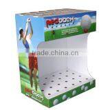 Promotional Customzied Cardboard Dump Bin for Golfball thumbnail-1