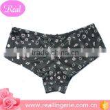 Simple Elegant Muti-pattern Black Women Bra Panty/boyshorts/underpants thumbnail-4