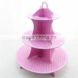 Cake Decoration 3 Tier Cardboard Cupcake Stand for Themed Parties. thumbnail-3